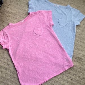 Crewcuts girls heart t-shirt.